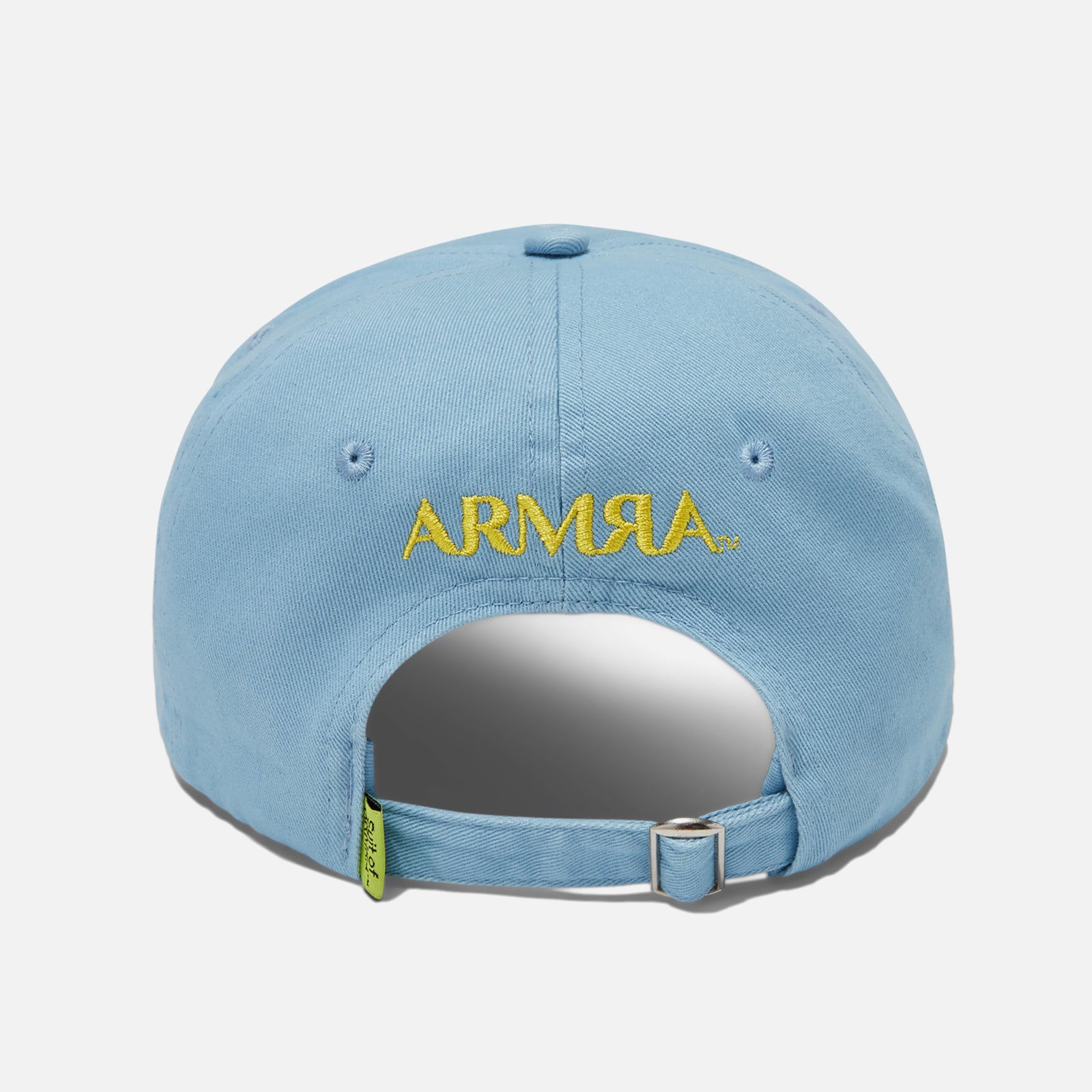 Cap rubber logo light blue