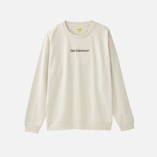 Cream Sweatshirt with 