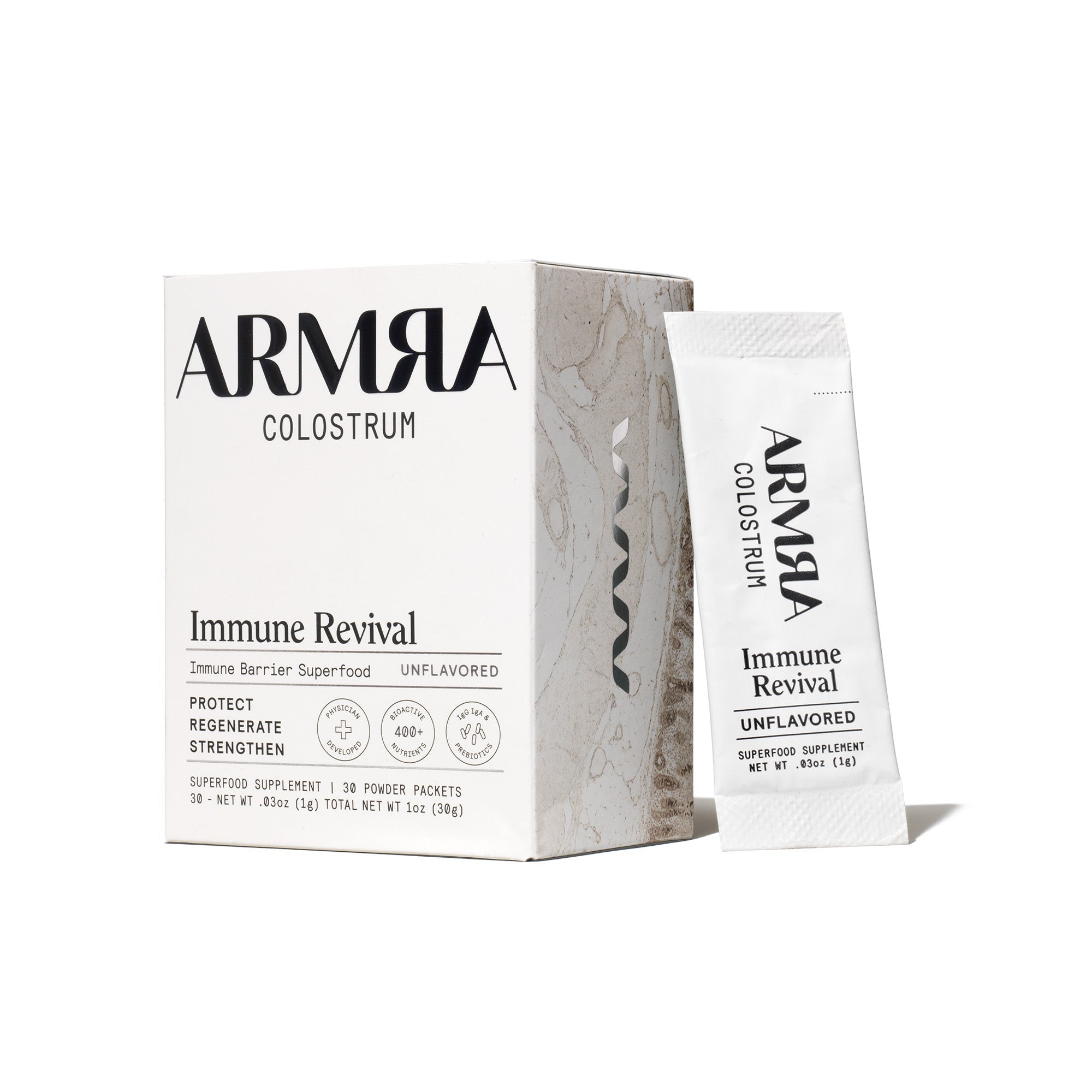 Immune Revival Unflavored Travel Sticks - ARMRA