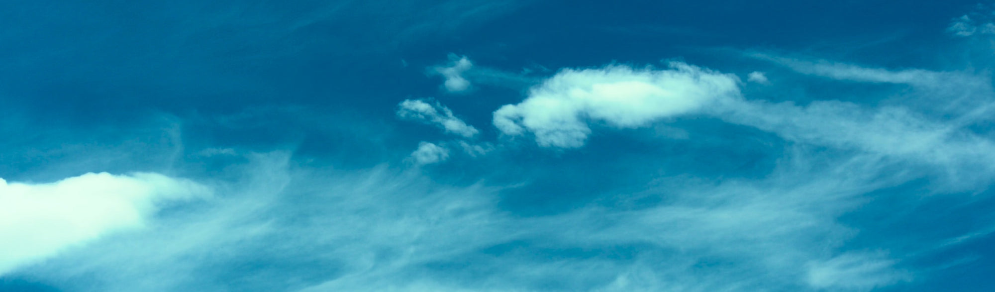 Still image of a blue sky and clouds